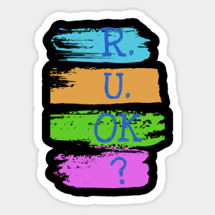 r u ok | are you ok | ru ok Sticker